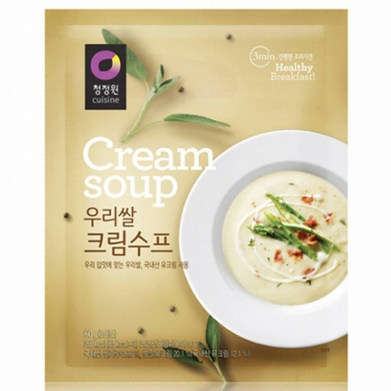 대상 청정원 우리쌀 크림수프 60g (10개)_이미지