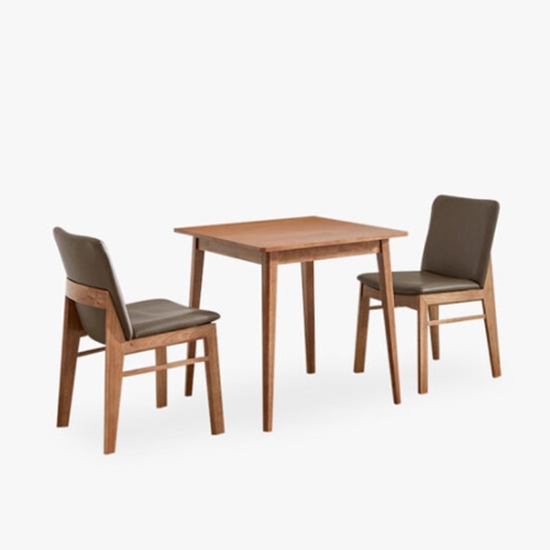 엠하우스 메르헨 원목 식탁 760 (A의자2개)_이미지