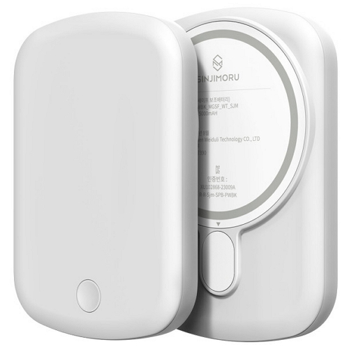 신지모루 미니 맥세이프 보조배터리 오밀리엠 M-슬림팩 5000mAh