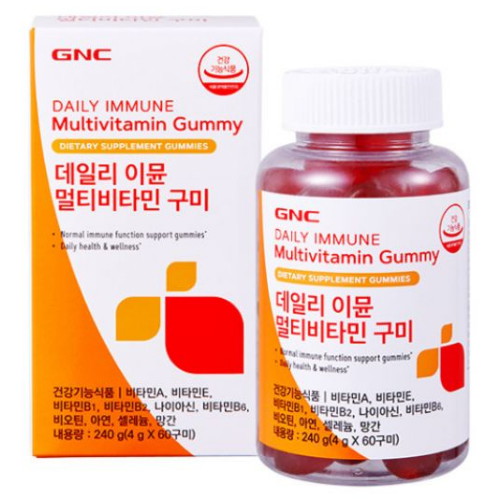 GNC 데일리 이뮨 멀티비타민 60구미 (2개)_이미지