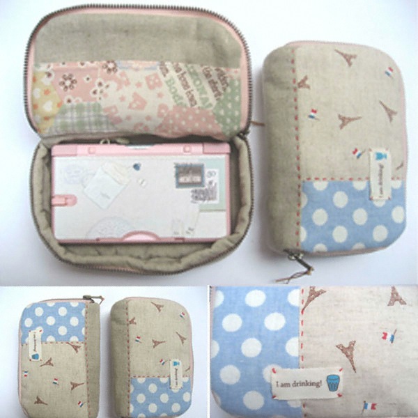 NDS Lite pouch - 에펠탑 닌텐도 파우치 (닌텐도DS)_이미지