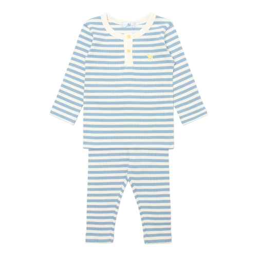 1 HP .백일. BL 골지STRIPE내복 44A70-680-01