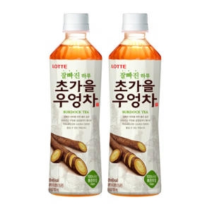 롯데칠성음료 잘빠진 하루 초가을 우엉차 500mL (40개)_이미지