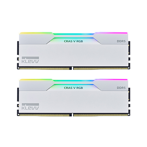 ESSENCORE KLEVV DDR5-7200 CL34 CRAS V RGB White 패키지 서린이미지입니다. 누르면 해당 게시물로 새창이동합니다.