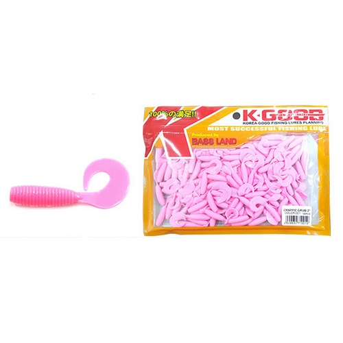 배스랜드 크래피 그럽 2인치 100개