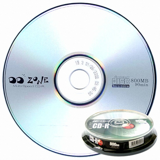 에이데이타코리아 DDZONE CD-R 800MB 52X 케익 (10장)