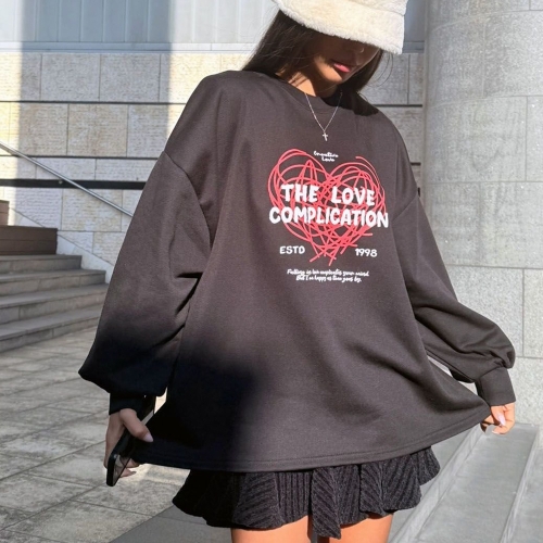 아이우먼 하트오버핏라운드긴팔티 NMT270M411 빅사이즈_이미지