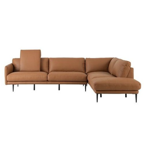 까사미아숍 바이노만 타라 코너 천연가죽 소파 4인용