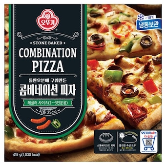 오뚜기 콤비네이션 <b>피자</b> 415g