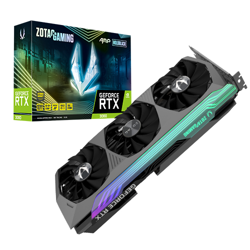 ZOTAC GAMING 지포스 RTX 3080 AMP Holo Black D6X 10GB LHR_이미지