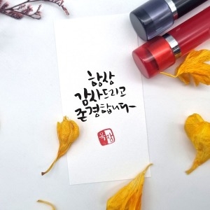 도장마트 캘리그라피 만년도장 다이어리 쿠폰_이미지