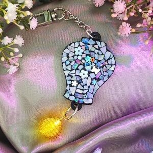오렌지몰 자개공예 나전칠기 만들기 키트 DIY 반딧불 LED 자개 키링 조선백자 1115713