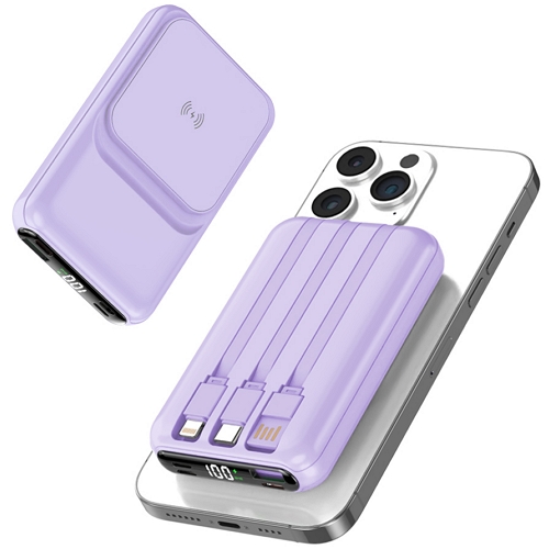 맥세이프 호환 케이블 일체형 보조배터리 W010 20000mAh_이미지