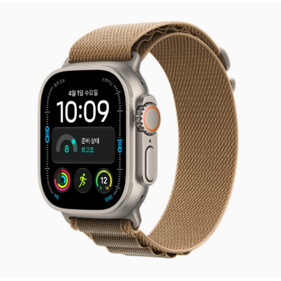 APPLE 워치 울트라4 49mm Cellular 티타늄 (내추럴)