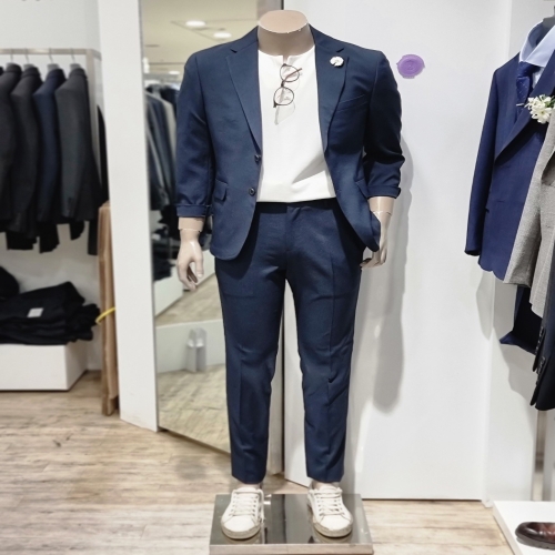 트루젠 비교불가 시크 딥그린 사방스판 3계절 세미 캐주얼 정장 5UEJKM001_이미지