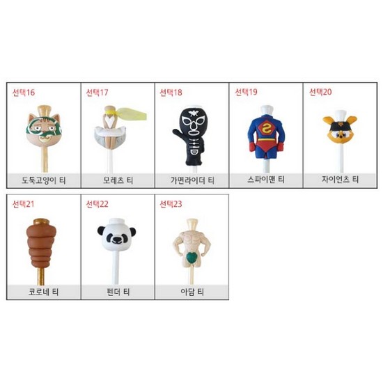 HTC 캐릭터 골프티 롱티 82mm (4개)_이미지
