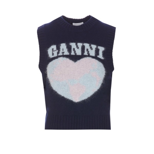 GANNI Jackets K2219683 Vest