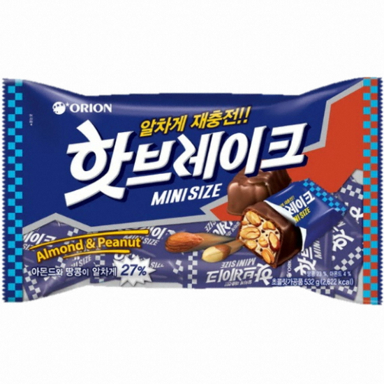 오리온 핫브레이크 미니 532g (4개)_이미지