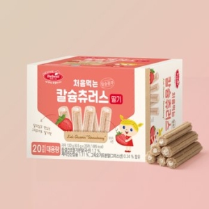 베베스트 처음먹는 칼슘 츄러스 딸기 6.5g (40개)_이미지