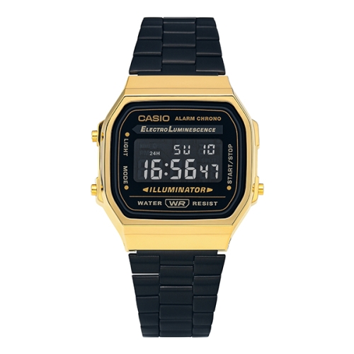 A168WEGB 1B   A168WEGB 1B 남녀공용 CASIO 메탈 손목시계