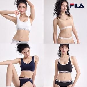  휠라언더웨어 2025 시즌3 스포츠 브라탑팬티세트 [4세트]