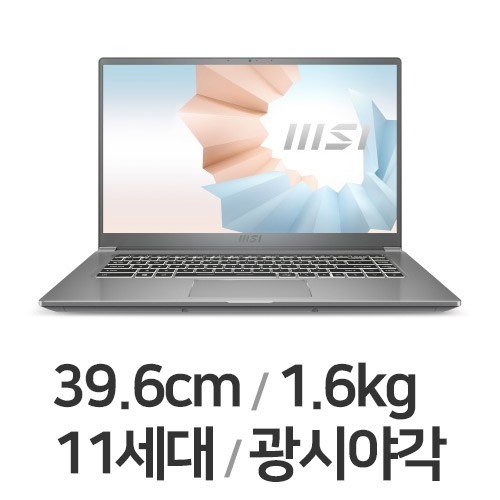 MSI 모던시리즈 모던15 A11M-i7 어반 실버 (SSD 512GB)_이미지