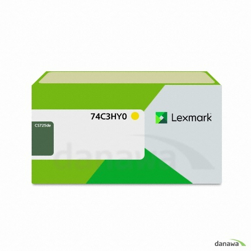 Lexmark 정품 74C3HY0 노랑