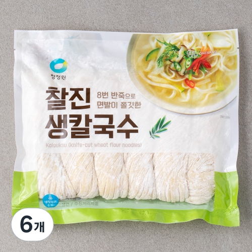 대상 찰진생칼국수 1kg (6개)_이미지