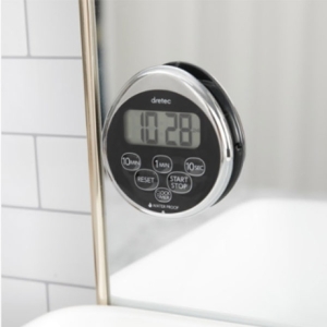 드레텍 디지털 욕실시계 화장실시계 T-565
