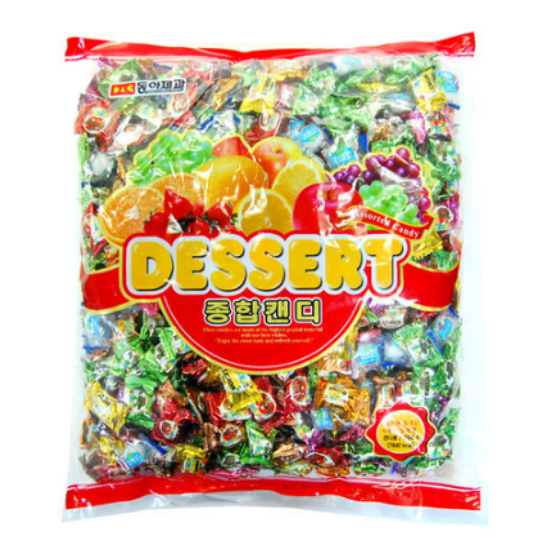 동아제과 디저트종합캔디 2kg 대용량 벌크포장 업소용_이미지