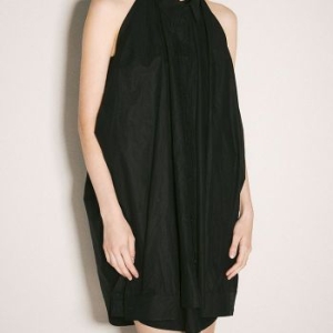 펜디 Suspended 서스 드 롱슬리브 버튼 셔츠 드레스 블랙 809049 TNM60 1000 110760233_이미지