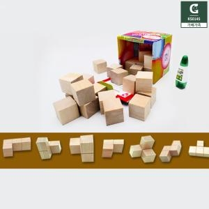 가족 KS0145 가족 DIY원목 소마큐브 만들기