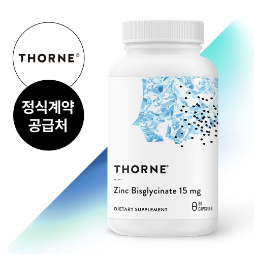쏜리서치 아연 비스글리시네이트 15mg 60캡슐 (1개)_이미지