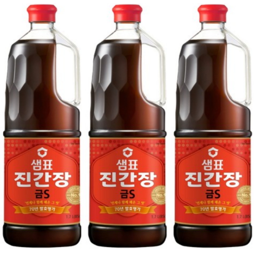 샘표 진간장 금S 1.7L (3개)_이미지