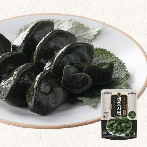 번영영어조합법인 영광떡공방 우리쌀로 빚은 생모시떡 검정깨 350g (2개)