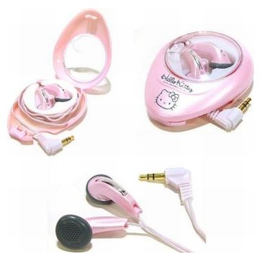 산리오 헬로키티이어폰_이미지