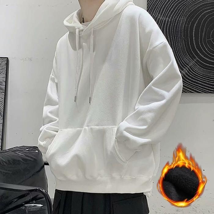 더블디 루즈핏 2컬러 심플 기모 남성 후드티 IS-TS70 41929680A