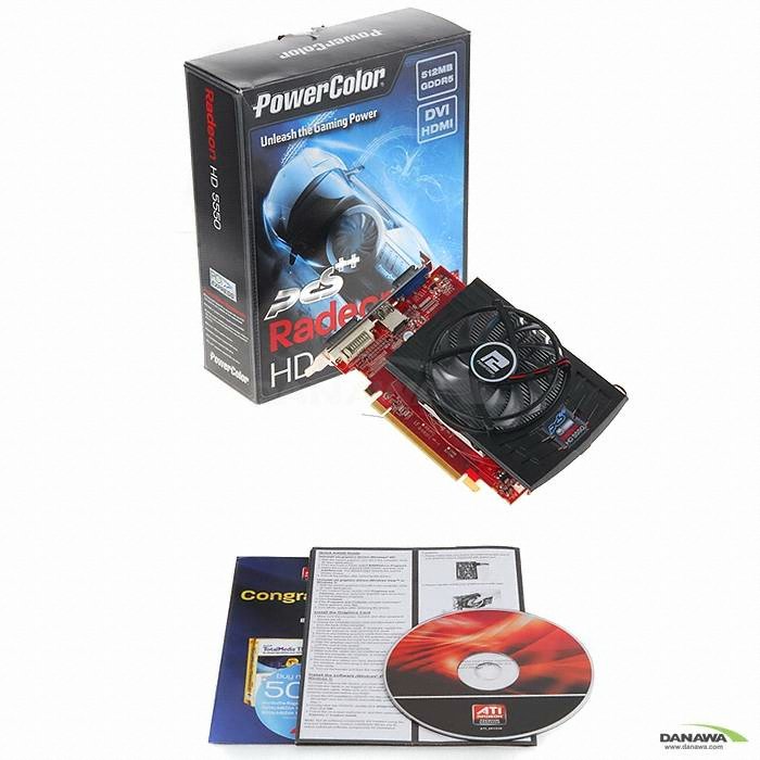 PowerColor �󵥿� HD 5550 PCS++ D5 512MB ���