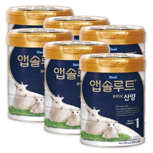 매일유업 앱솔루트 플래티넘 산양 1단계 750g (6개)_이미지