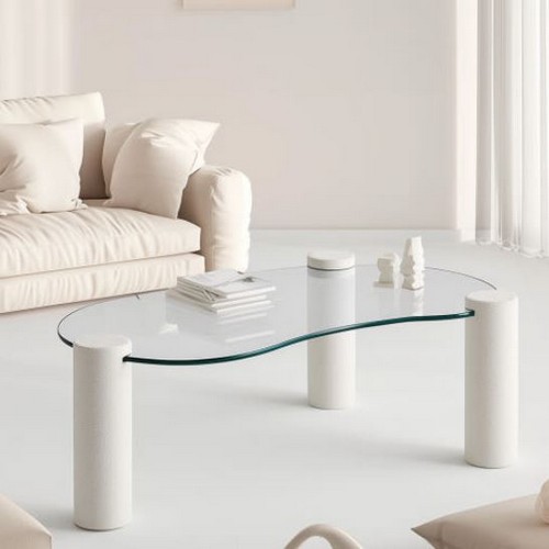 테르소  멜란지 부클레 패브릭 거실 소파 테이블