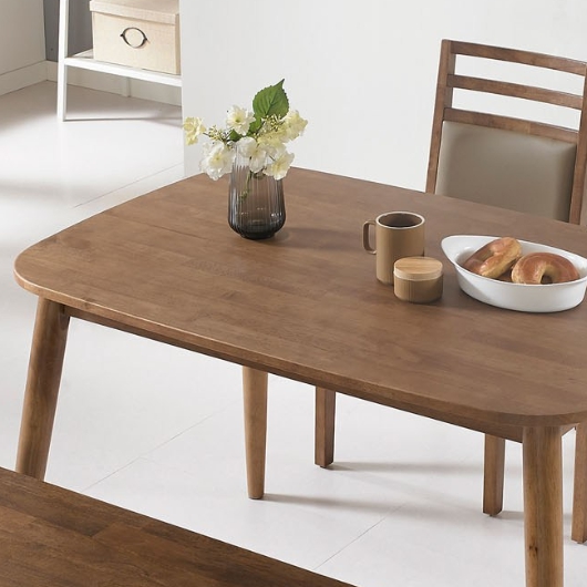 로드퍼니처 헤이미쉬 원목 식탁 1200 (의자2개+벤치1개)_이미지