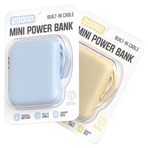 이어맥 빌트인 미니 보조배터리 PBP-003 20000mAh_이미지