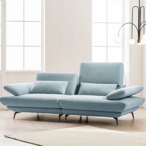 에싸 엘로이즈 리프트기능 카시미라 패브릭 소파 3인용 (스툴포함)_이미지