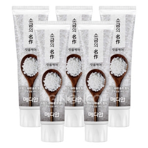 아모레퍼시픽 메디안 소금의 명작 잇몸케어 치약 120g (5개)