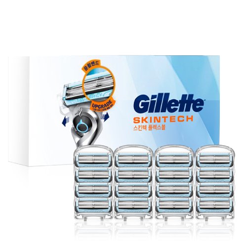 질레트 2024 스킨텍 면도날 (16개)