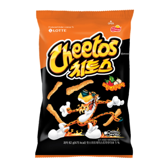 롯데웰푸드 치토스 매콤달콤맛 82g (8개)