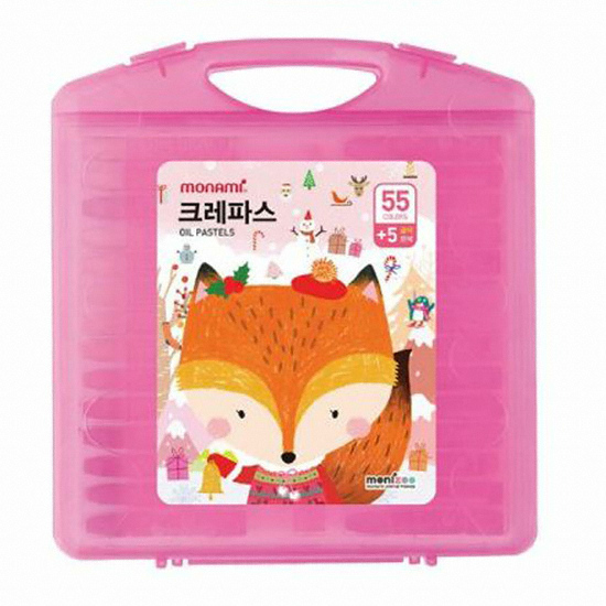 모나미 모니주 크레파스 (55+5색)_이미지