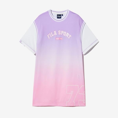 배스킷볼 레이어드 원피스 FK2OPH2502F_LPU