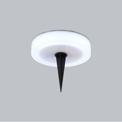 LED 태양광 원형 지주식 잔디등 주광색
