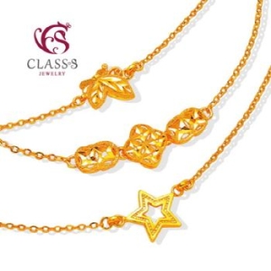 클래스에스 순금24K CHU 디자인3 별 나비 꽃 데일리 팔찌 11.25g.. 31632846_이미지